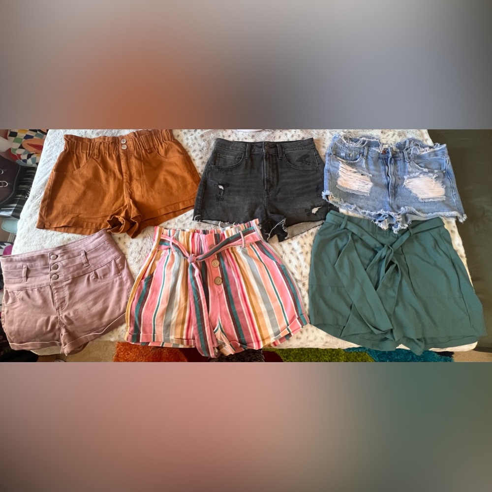 High Waisted Shorts Bundle of 6
